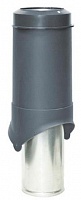 Выход канализации Krovent Pipe VT 125/100is/700 серый (RAL 7024), 6 шт/уп.