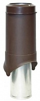Выход вентиляции Krovent Pipe-VT 150is коричневый (RAL 8017)