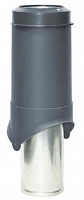 Выход канализации Krovent Pipe-VT 125/100is серый (RAL 7024), шт
