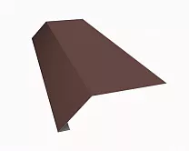 Карнизная планка 0,45*130*2000 RAL8017 (шоколадно-коричневый)