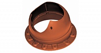 Основание вентиляционной трубы Krovent Base-VT Wave 110 красно-коричневый (RR 29)