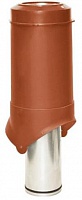 Выход канализации Krovent Pipe VT 125/100is/700 красно-коричневый (RR 29), 6 шт/уп.