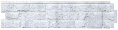 Фасадная панель Grand Line Я-Фасад Екатерининский Камень серебро 0.294х1.32 м.п.