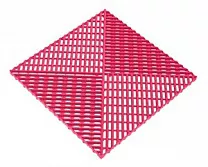 Решётка Альта-Профиль с дополнительным обрамлением розовый 0.40х0.40 м.п., 12 шт./уп.
